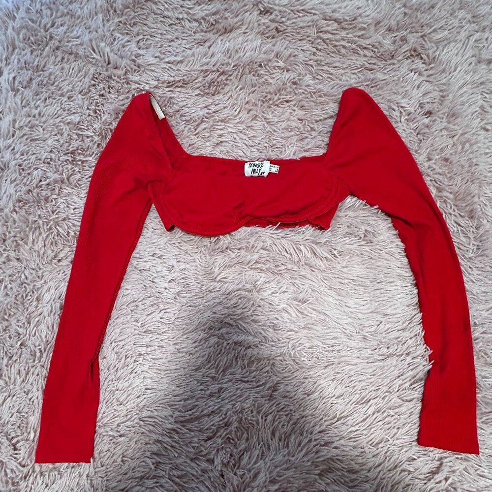 Princess Polly Becca Long Sleeve Top Size 6